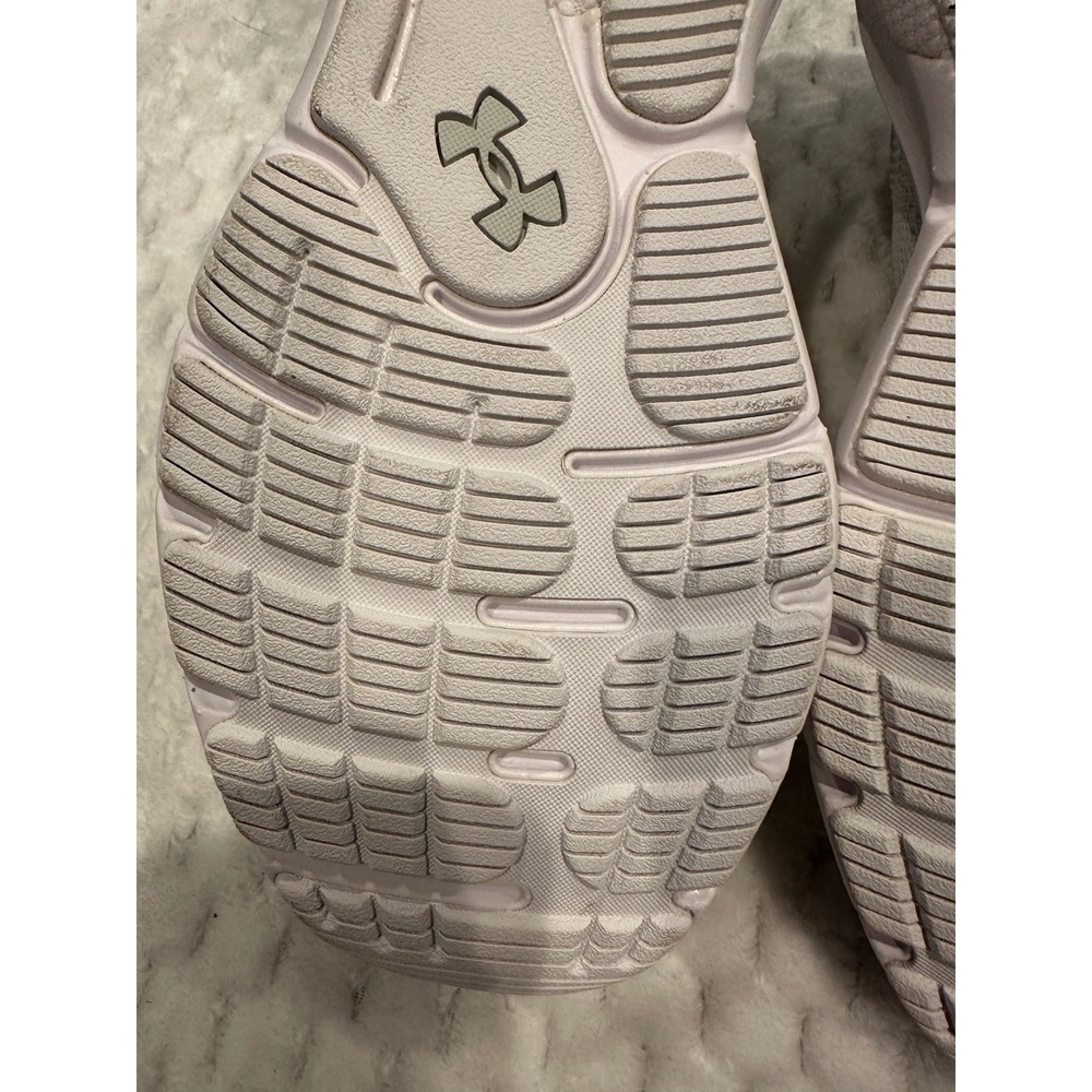 Under Armour HOVR Turbulence 2 Running Shoes White Grey 3026520-111 Mens 7.5 - Picture 5 of 12